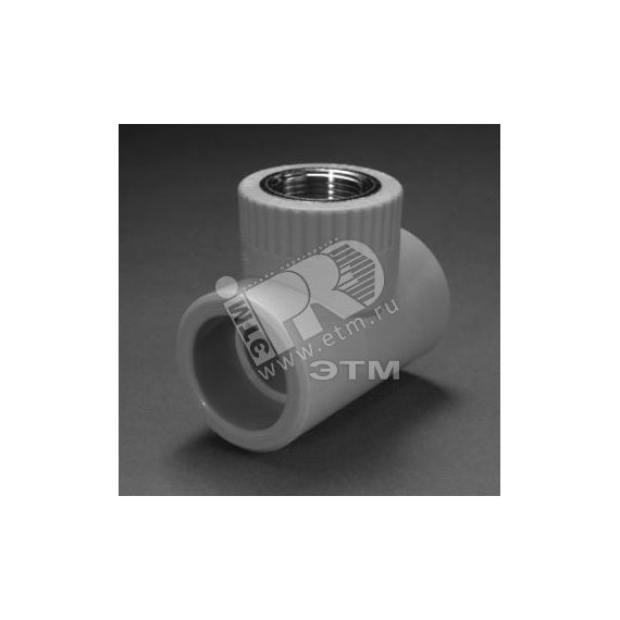 Тройник комбинированный 25 х 1/2' ВР полипропиленовый PPR белый PRO AQUA PA24012P