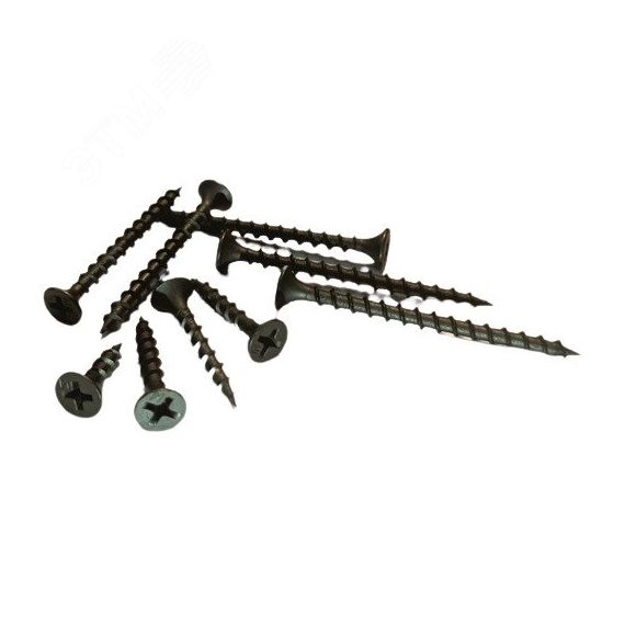 Саморез гипсокартон/дерево 3.5х25 100 шт Крепдил screw-gd-3.5x25-100