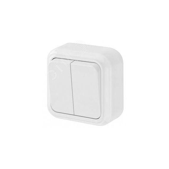 Беларусь Выключатель двухклавишный наружный БелТИЗ Выкл2клоткр