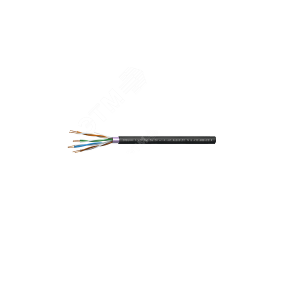 Кабель СПЕЦЛАН F/UTP Cat 5е ZH нг(А)-HF 4х2х0.48  Patch Спецкабель 25174