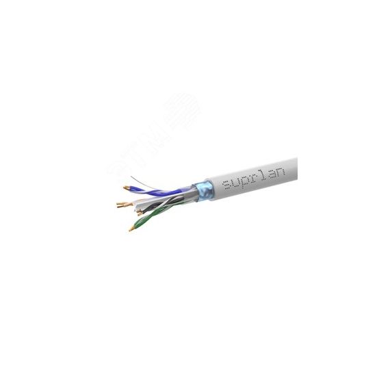 Кабель SUPRLAN Six F/UTP Cat.6 4x2xAWG23 Cu PVC Indoor 305м СУПР 01-1020-2