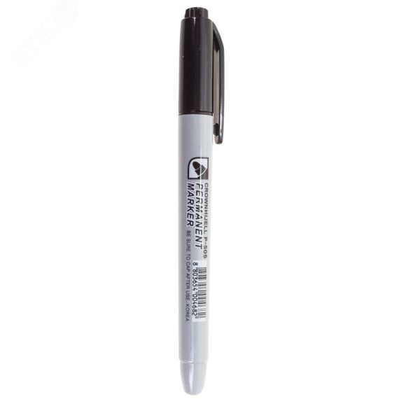 Маркер Crown ''Multi Marker Slim'' 2 мм, черный REXANT 08-8201