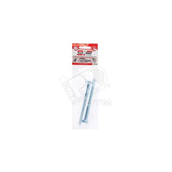 Шуруп DIN571 10х120 сантехнический, шестигранная головка (2шт) - пакет Tech-Krep 103886