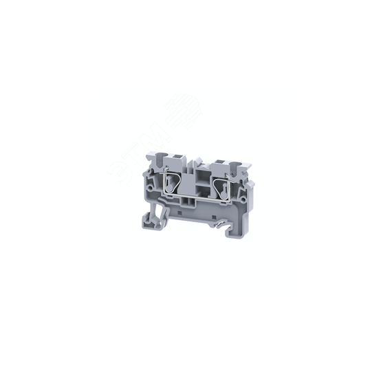 Клемма проходная 4 кв.мм пружинная OptiClip CX-4-I-BU-32A-(0,2-4)-синий КЭАЗ 289714