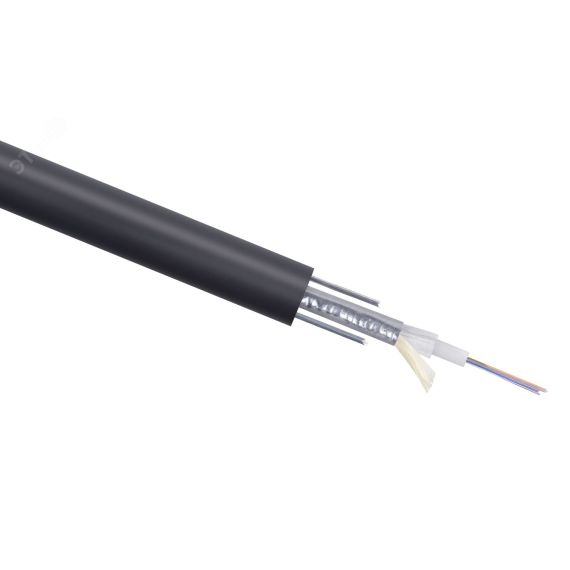 Кабель волоконно-оптический 9/125 одномодовый, 8 волокон, loose tube, бронированный стальной лентой и стальными проволоками, для внешней прокладки (-4 Cabeus STW-9-01x08-ST-SW-PE-OUT