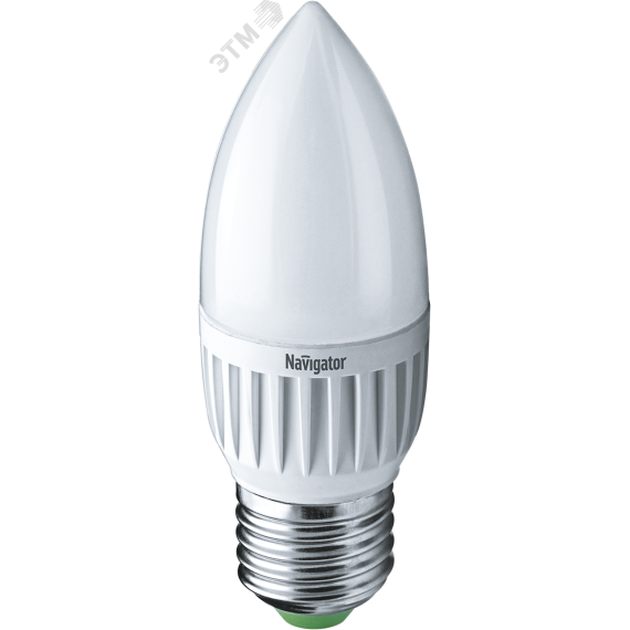 Лампа светодиодная LED 5вт E27 теплый матовая свеча Navigator Group 94481