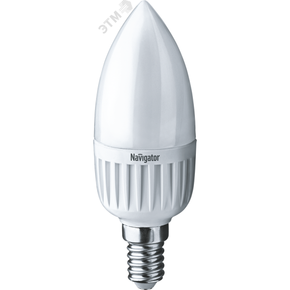 Лампа светодиодная LED 5вт E14 белый матовая свеча Navigator Group 94482