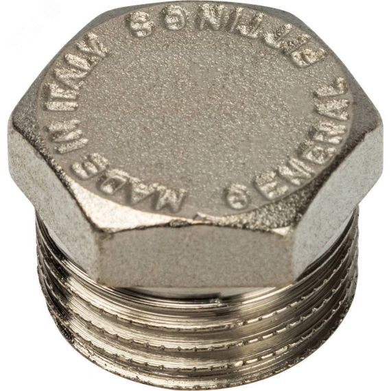 Пробка НР никелированная 1/2 STOUT SFT-0025-000012