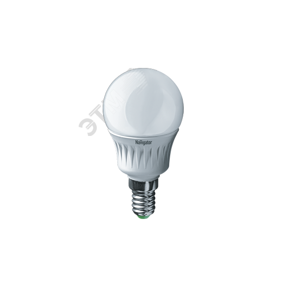 Лампа светодиодная LED 5вт E14 белая шар Navigator Group 94478