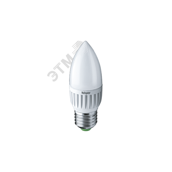 Лампа светодиодная LED 5вт E27 теплый матовая свеча Navigator Group 94481