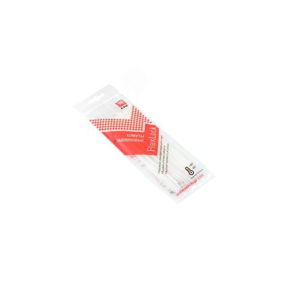 Хомут P6.6 стандартный белый 2.5x150 (100шт) FlexLock PROxima EKF plc-fl-ctsw-2.5x150