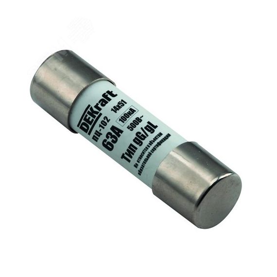 Предохранитель цилиндрический ПЦ-102 20A 14x51 SE (Dekraft) 21377DEK