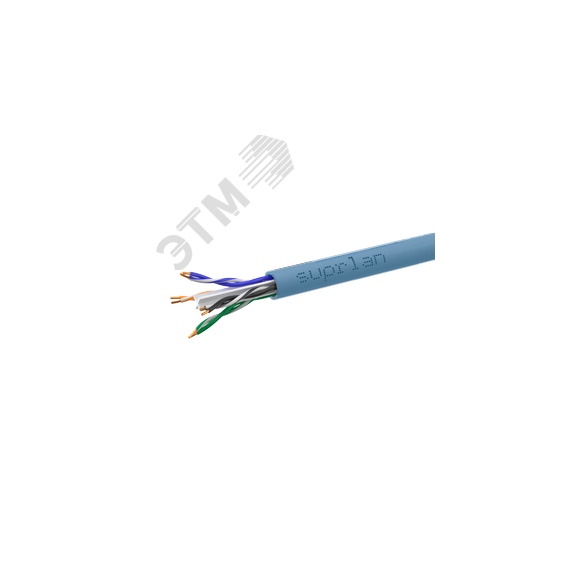 Витая пара SUPRLAN Six U/UTP 6 4x2xAWG23 Cu PVC Project In. 305м (RUS Синий) СУПР 13-0109