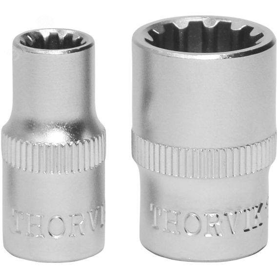 Головка торцевая MultiProf 1/4''DR, 4 мм Thorvik MP01404