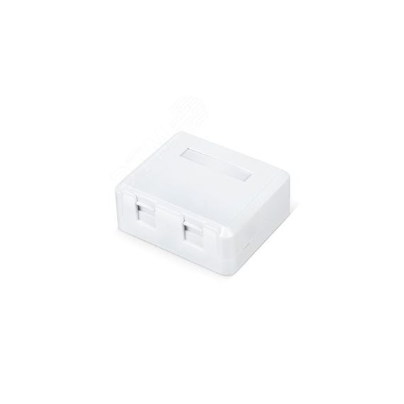 Корпус настенной розетки для установки 2-х вставок типа Keystone Jack цвет белый WRline WRline WR-MB-2
