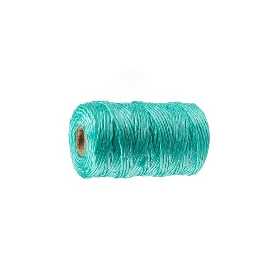 Шпагат многоцелевой полипропиленовый, зеленый, d=1,8 мм, 60 м, 50 кгс, 1,2 ктекс ЗУБР 50033-060