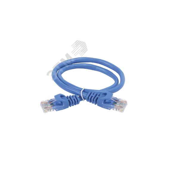 Шнур коммутационный (патч-корд) кат.5Е UTP 1м синий GENERICA Generica PC03-C5EU-1M-G