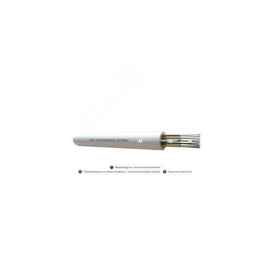 Кабель волоконно-оптический ОКВнг(А)-HF-РМ-8х6(G.657.А) СаранскОптика 49030954