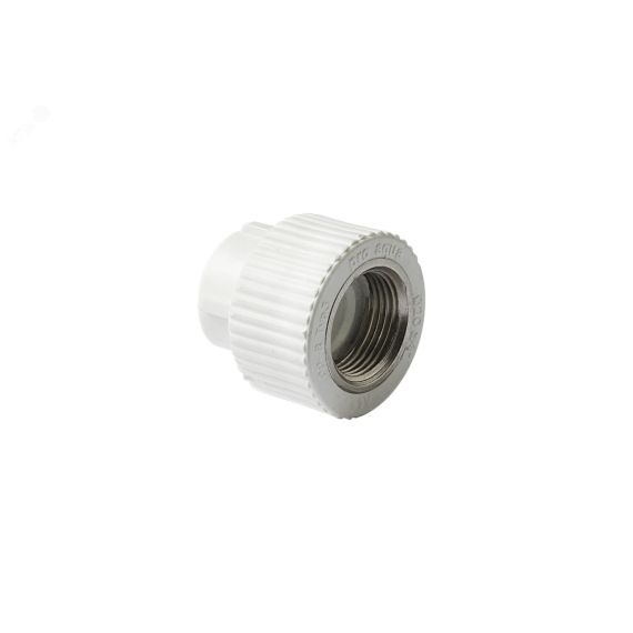 Муфта комбинированная 25 х 1/2' ВР полипропиленовая PPR белый PRO AQUA PA22012P
