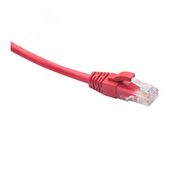 Шнур коммутационный U/UTP категория 5e LSZH нг(А)-HF 0,2 м, красный DATAREX Datarex DR-181302