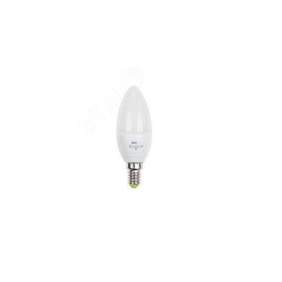 Лампа светодиодная LED 5Вт E14 400Лм белый матовая свеча 230V/50Hz ECO JazzWay 1036865A