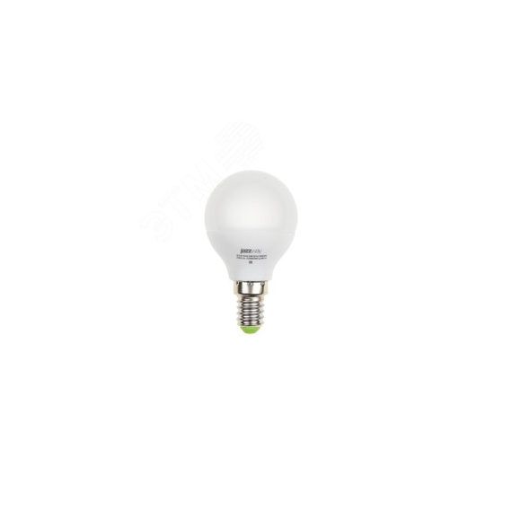 Лампа светодиодная LED 5Вт E14 400Лм белый матовая шар 230V/50Hz ECO JazzWay 1036926A