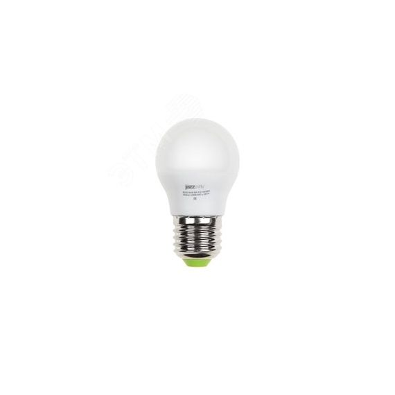 Лампа светодиодная LED 5Вт E27 400Лм теплый матовая шар 230V/50Hz ECO JazzWay 1036957A