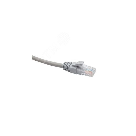 Шнур коммутационный U/UTP категория 5e PVC нг(А)-LS 0,3 м, серый DATAREX Datarex DR-180003