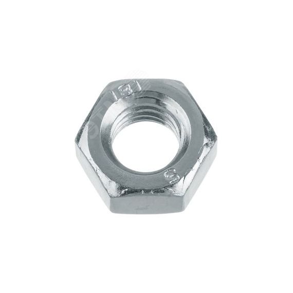 Гайка DIN934 М6 класс прочности 6.0 покрытие цинк 50 шт Крепдил 8935632-50