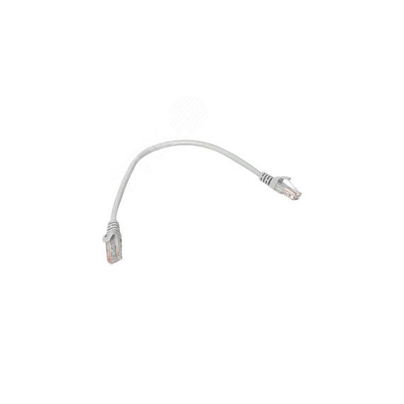 Патч-корд TERACOM PRO Cat.5E неэкранированный UTP оболочка PVC серый (0.2м) EKF TRP-5EUTP-PVC-02M-GY