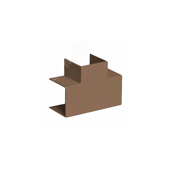 Тройник наклад. 90 град. для РКК-32х16 (коричневый) RUVinil ТРН-32х16-К