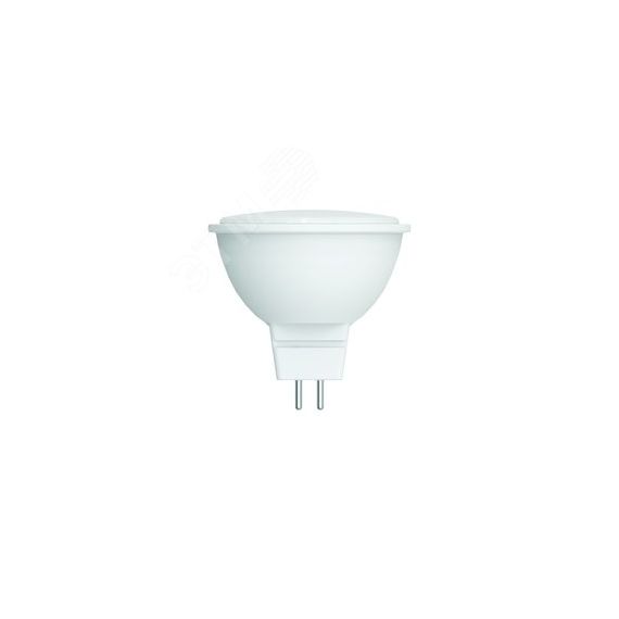 Лампа светодиодная LED-JCDR-5W/3000K/GU53/FR/SLS Форма JCDR матовая Теплый белый свет (3000K) ТМ Volpe Uniel UL-00008832
