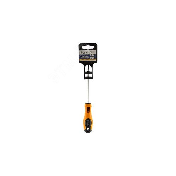 Отвертка Standart PH0х10см, двухкомпонентная рукоятка, крестовая Park 008394