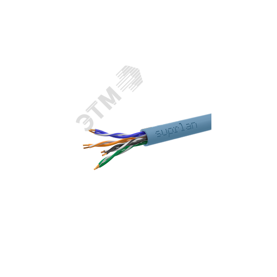 Витая пара SUPRLAN Premium U/UTP 5e 4x2x0.52 Cu нг(А)-HF Project In. 305м (RUS Синий) СУПР 13-0102