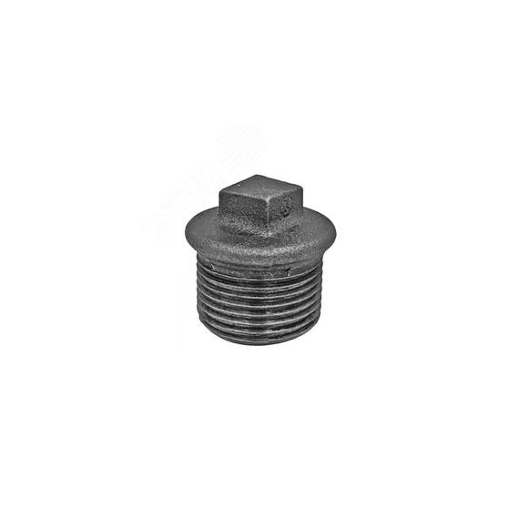 Заглушка чугунная Ду32 (1 1/4') НР Fittex PLUS 128-0906