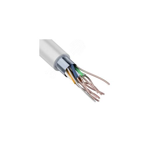 Кабель витая пара F/UTP категория 6 ZH нг(А)-HF 4PR 23AWG внутренний серый 305м, REXANT REXANT 01-0167