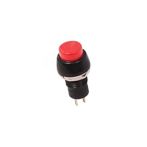 Выключатель-кнопка 250V 1А (2с) ON-OFF красная Micro REXANT 36-3070