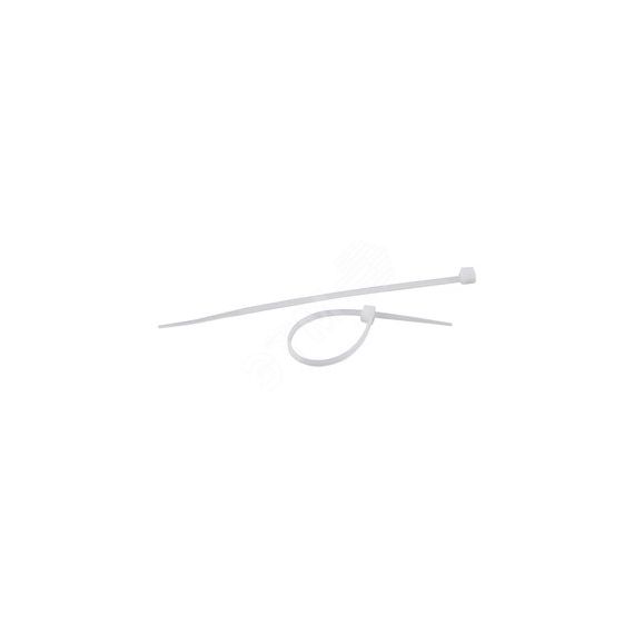 NO-KS0-02 Кабельная стяжка 2,5х150 Белый White (100 штук) (100 pcs) (400/7200) ЭРА Б0039372