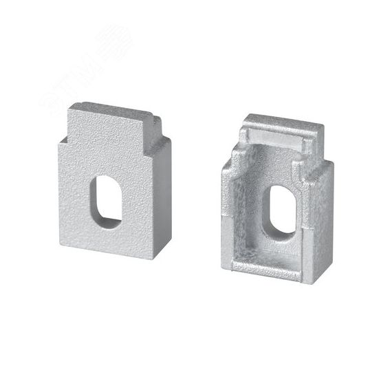 Заглушка WALL-FANTOM-BENT-W10-SIDE с отверстием (Arlight, Пластик) Arlight 043883
