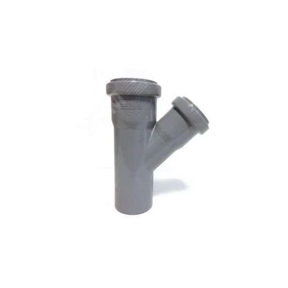 Тройник канализационный (полипропилен) 50x40/45град. PRO AQUA 215445