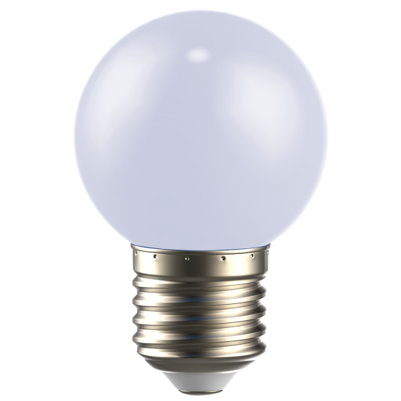 Лампа светодиодная декоративная G45 шар 1Вт 230В холодный белый E27 IEK