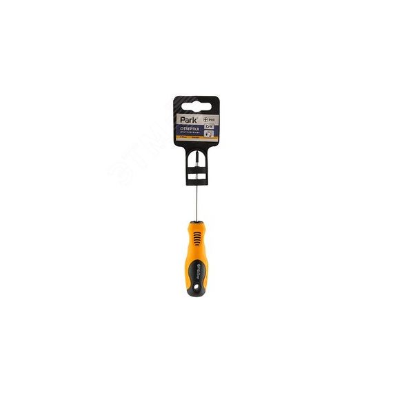 Отвертка Standart PH0х7,5см, двухкомпонентная рукоятка, крестовая Park 008393