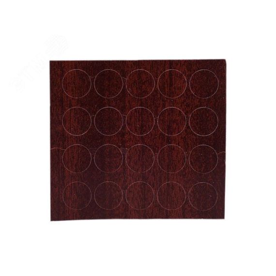 Заглушка самоклеящаяся D14 вишня (50 шт.) Европартнёр 6 9715 2