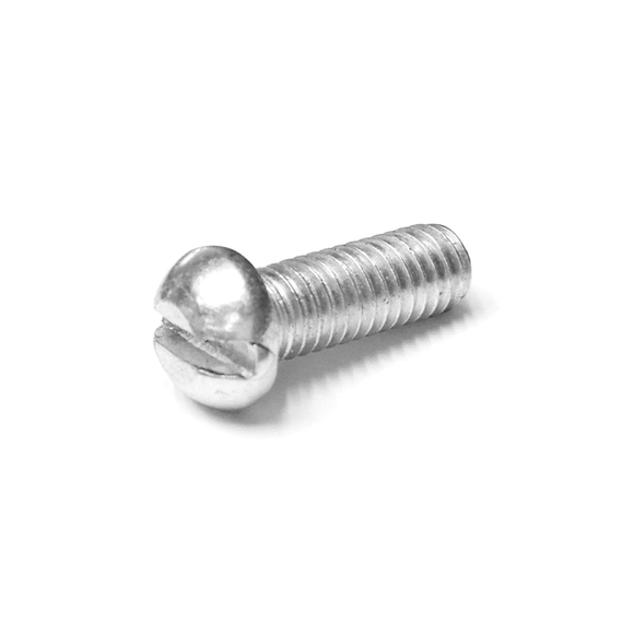 Винт с плоским шлицем М6х20, нерж. сталь А4