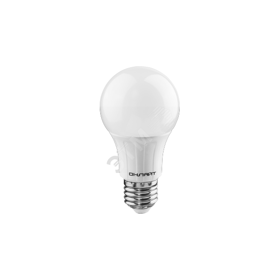 Лампа светодиодная LED 10вт Е27 дневной ОНЛАЙТ 61140
