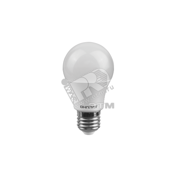 Лампа светодиодная LED 10вт Е27 белый ОНЛАЙТ 71650