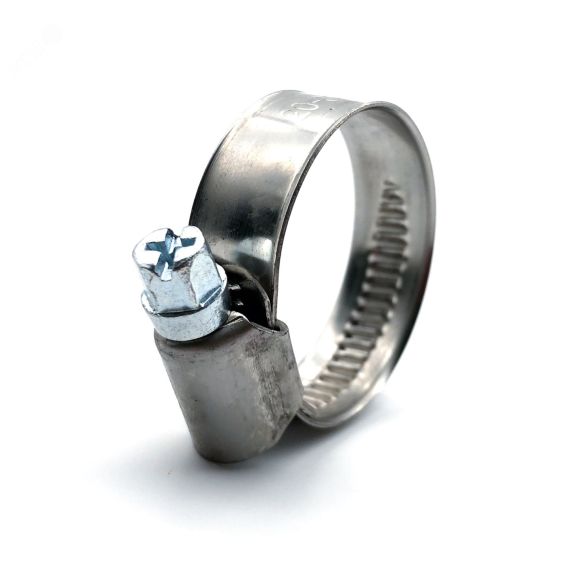 Хомут червячный 140-160/12 W2 нержавеющая сталь 1Т 140-160-7 Н ГОСТ 28191-89 Мир хомутов H140-160-12ECO42
