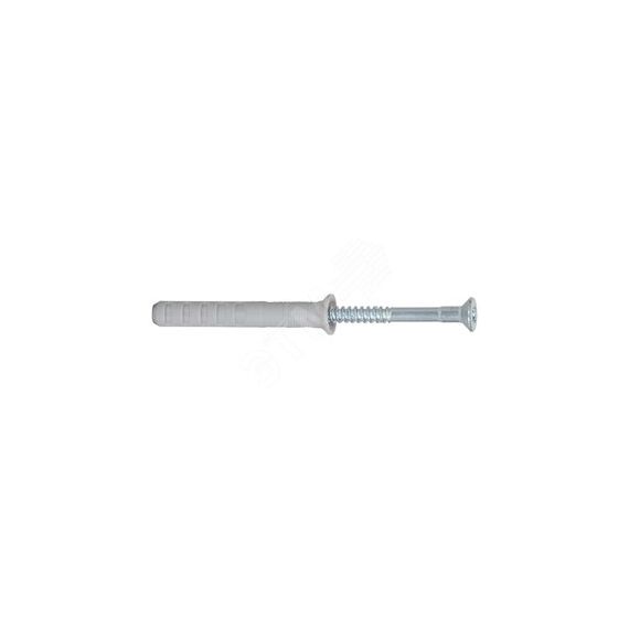 Дюбель-гвоздь 8х120/80 N S потайной бортик, нейлон (50шт) Fischer 50359