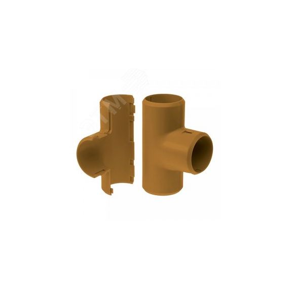 Тройник разборный бук д25 (30шт/300шт уп/кор) Промрукав PR13.0293