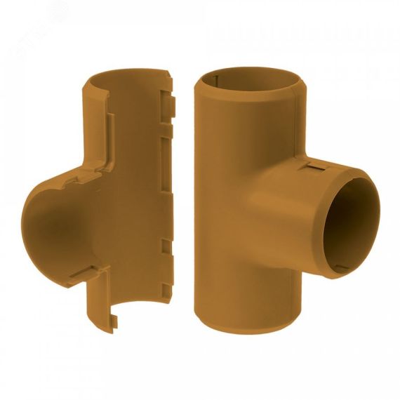 Тройник разборный бук д25 (30шт/300шт уп/кор) Промрукав PR13.0293